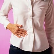 Diarrhea in a man is a symptom of the presence of parasites.