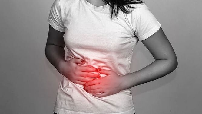 Abdominal pain is a frequent accompaniment to the presence of parasites in the intestines. 