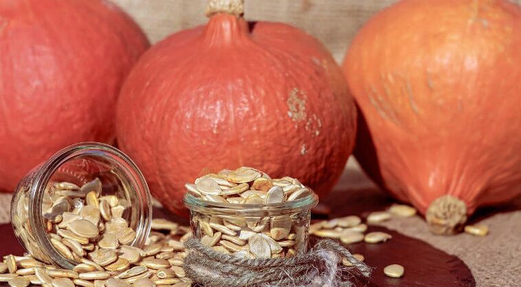 Parasites pumpkin seeds